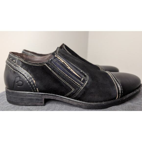Bacco Bucci Mens Black Leather Comfort Slip On Loafers Size 11.5 Italy main image 7